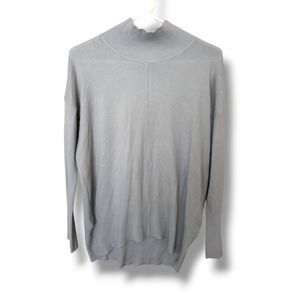 NWOT BOHME women's extra soft grey high neck sweater sz M long sleeve